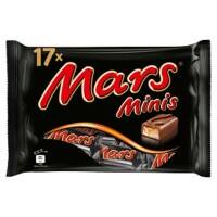 Mini barre chocolatée Mars Minis 17 Unités de 18 g