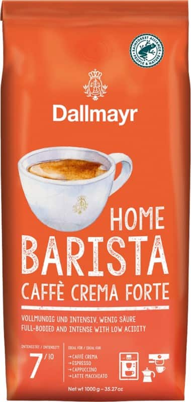 Dallmayr Caffe Crema Forte Kaffeebohnen 7 dunkel 1 kg
