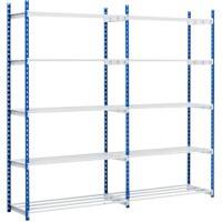 Étagère Paperflow 5 Acier 1000 x 340 x 2000 mm Bleu