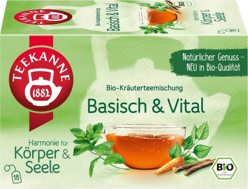 Thé TEEKANNE Basic & Vital 18 Unités de 36 g