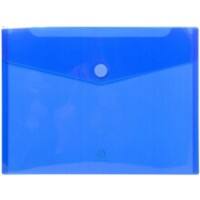 Exacompta Dokumentenmappe 56422E DIN A4 KLettverschluss PP (Polypropylen) Hoch und Quer 24,5 (B) x 33,5 (T) x 1,2 (H) cm Blau 5 Stück