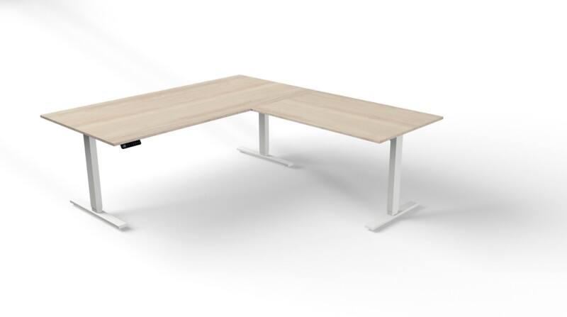 Bureau assis-debout Kerkmann Move 3 T-Pied 2000 (L) x 1000 (P) x 720 (H) mm Bois  