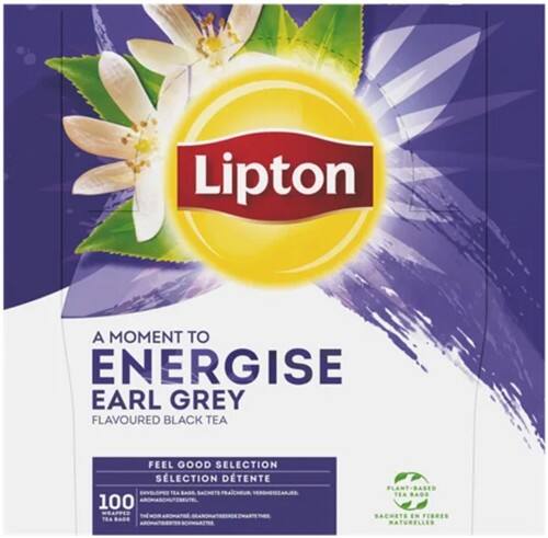 Thé noir Lipton FGS Earl Grey 100 unités