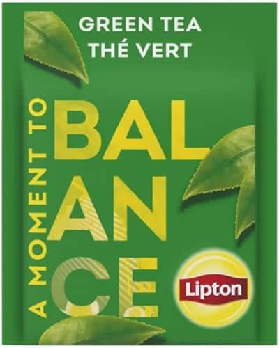 Thé vert Lipton FGS 100 unités