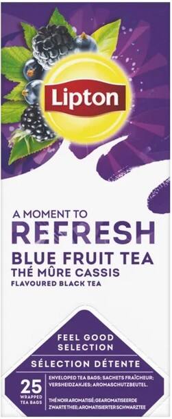 Thé noir Lipton FGS Myrtille, mûre 25 unités