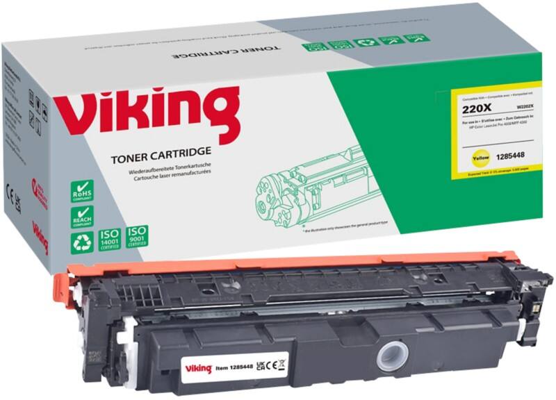 Toner Viking W2202X Compatible HP Jaune