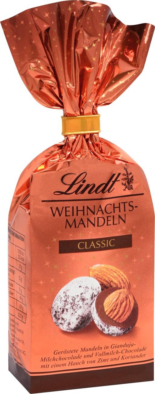 Lindt Gebrannte Weihnachtsmandeln in Gianduja & Vollmilchschokolade 100 g
