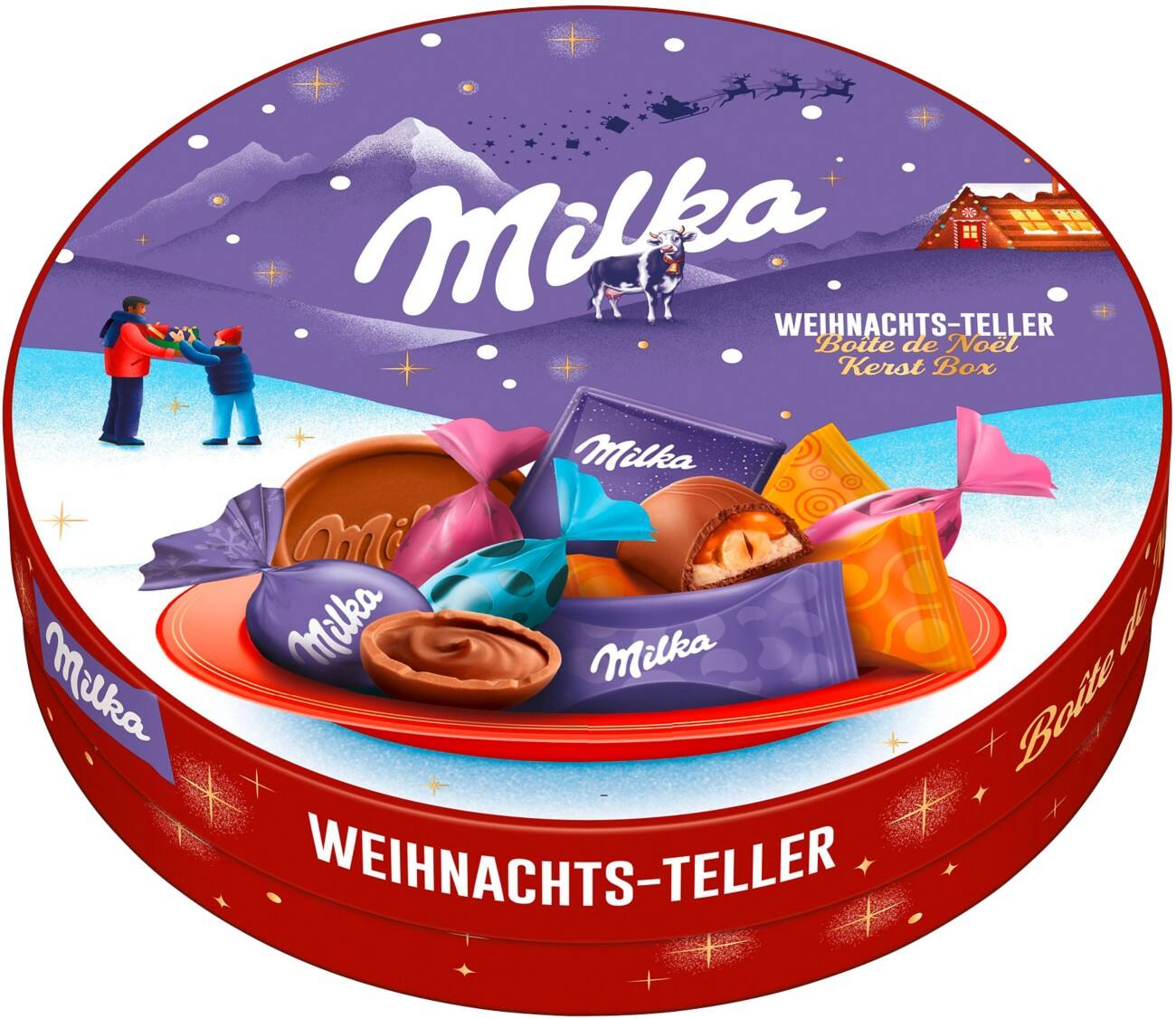 Milka Weihnachtsteller Schokolade 195 g