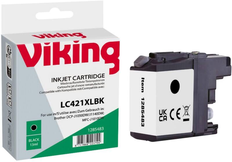 Cartouche jet d’encre Viking LC-421XLBK Compatible NB-RLC421XLBK Noir