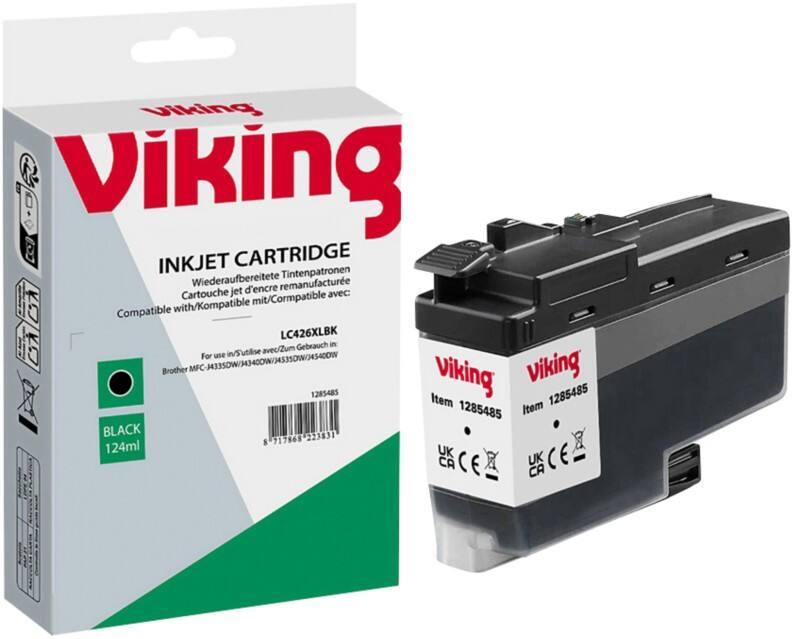 Cartouche jet d’encre Viking LC-426XLBK Compatible NB-RLC426XLBK Noir