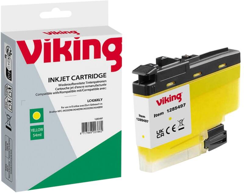 Viking LC-426XLY Kompatibel Tintenpatrone NB-RLC426XLY Gelb