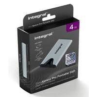 Disque dur SSD Integral 4 To USB 3.2 (Gen 2) Argenté INSSD4TPORT3.2SLIMXS