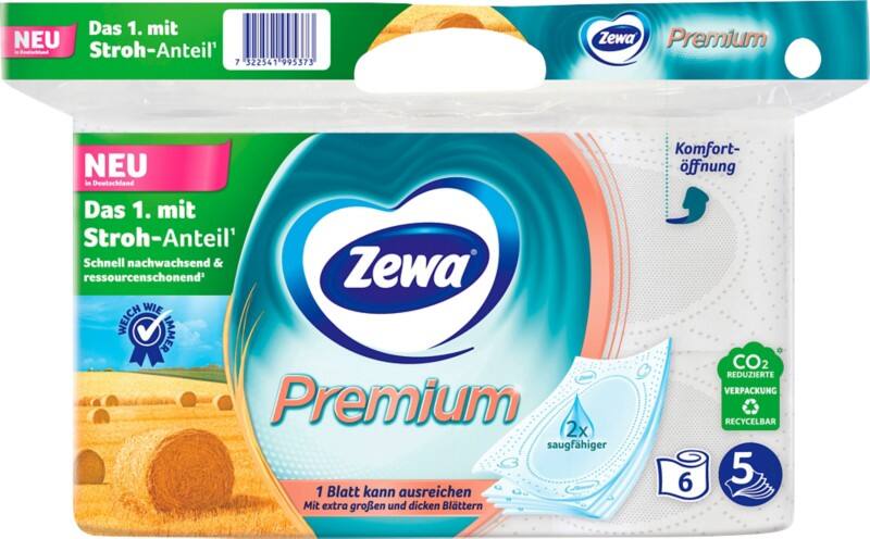 Papier toilette Zewa Premium 5 épaisseurs 6 x 110 feuilles