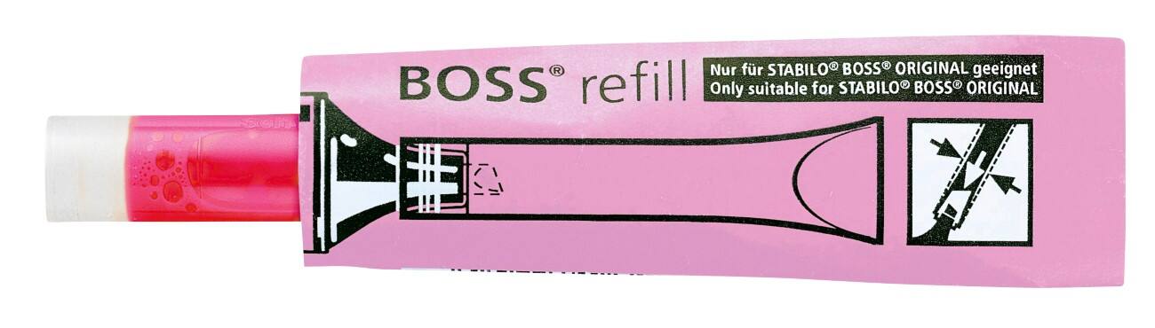 Recharge pour surligneur STABILO BOSS ORIGINAL Recharge Rose 070/56