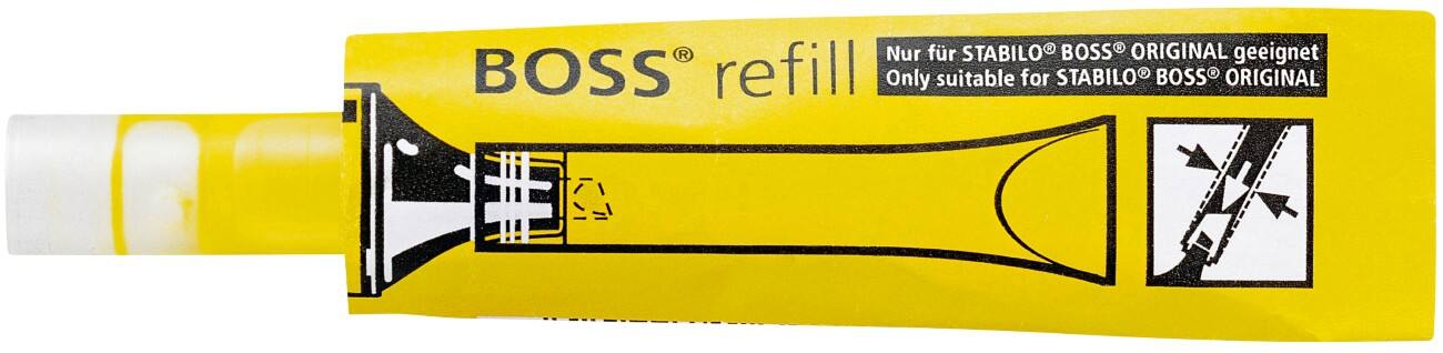 Recharge pour surligneur STABILO BOSS ORIGINAL Recharge Jaune 070/24