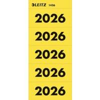 Leitz Selbstklebende Etiketten 2026 Gelb 1426, 6 x 2,55 cm 100 Stück