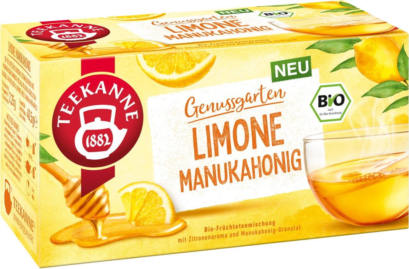 Thé TEEKANNE Genussgarten Sacs Assortiment 18 unités de 1,8 g