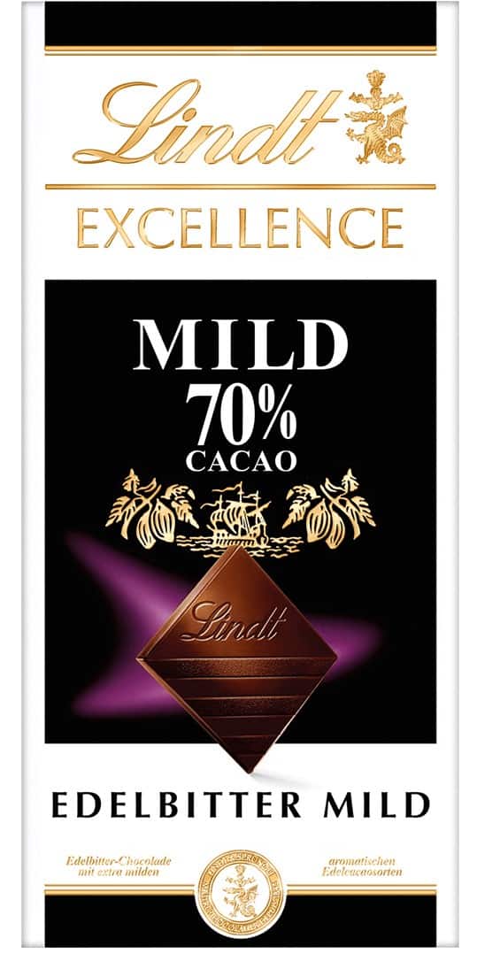 Lindt EXCELLENCE Zartbitterschokolade (70% +) 100 g