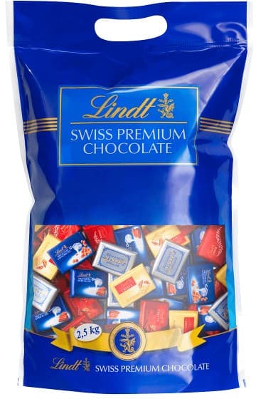 Lindt Swiss Premium Napolitains Minis Schokolade Gemischt 2,5 kg