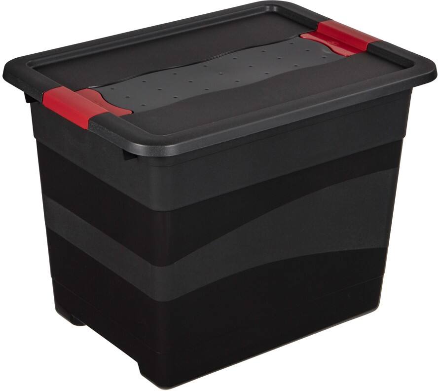 keeeper Aufbewahrungsbox Eckhart Polypropylen 24 L Mit Deckel Grau 29,5 x 30 cm