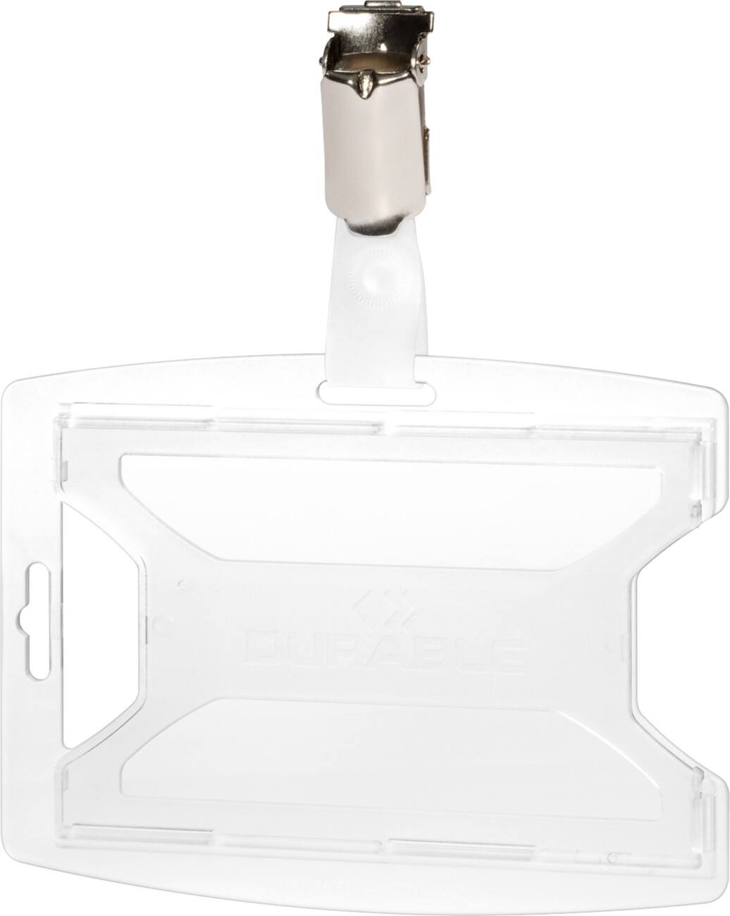 Porte-badge DURABLE Clip 10 x 0,64 x 11,8 cm PP (Polypropylène) 25 unités