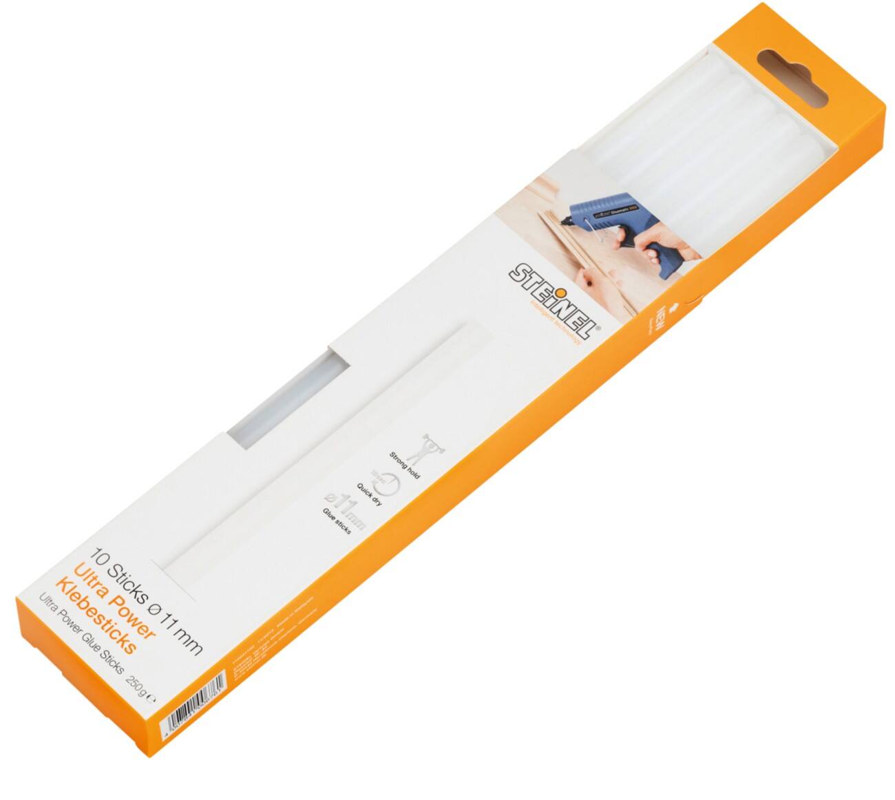 STEINEL Ultra Power Klebestifte, weiß, 10 Stück
