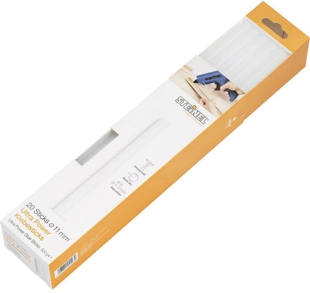 STEINEL Ultra Power Klebestifte, weiß, 20 Stück
