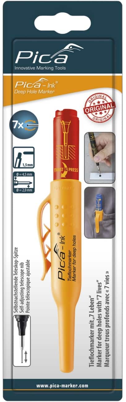 Marqueur pour trous profonds Pica 150/40 Permanent
