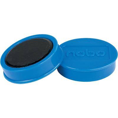 Nobo Whiteboard-Magnete Blau 2.5 kg Tragfähigkeit 38 mm 10 Stück
