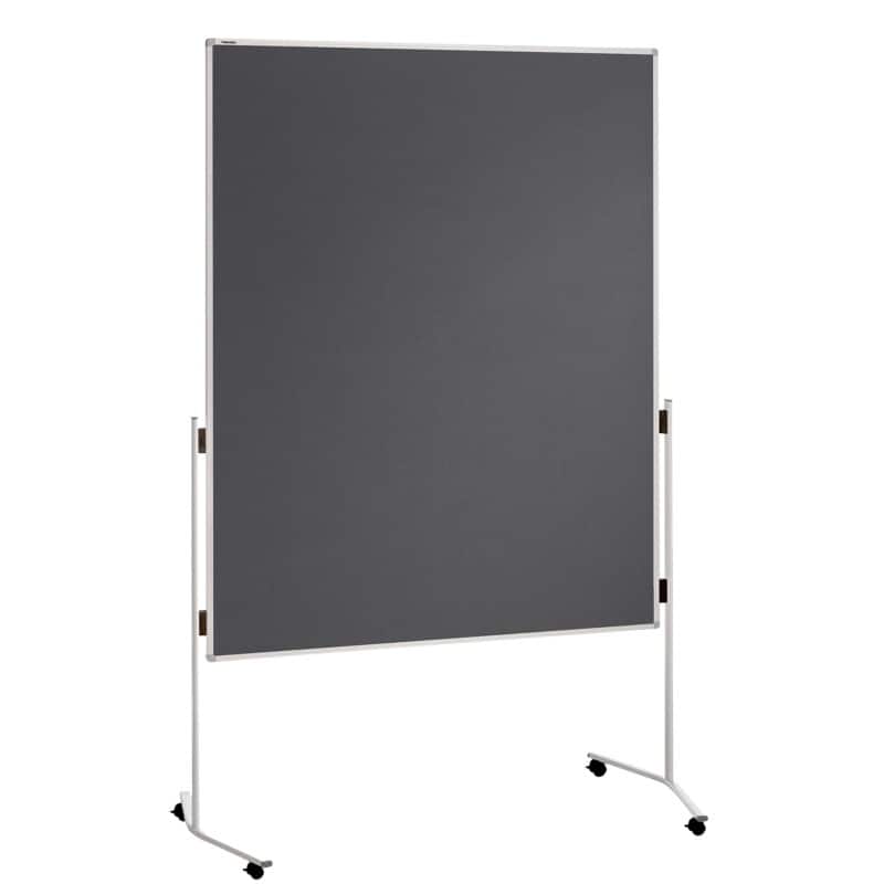 Franken Doppelseitige Moderationstafel ECO-UMTF12R Filz 120 x 150 cm Grau