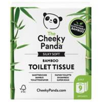 The Cheeky Panda Toilettenpapier 3 lagig 9 Rollen á 200 Blatt