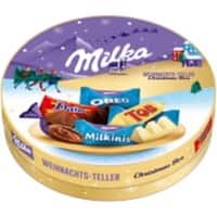 Mini barre chocolatée Milka Weihnachts-Teller 198 g