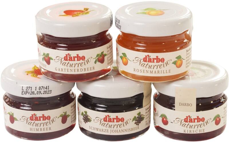 Confiture darbo Assortiment Aigre-doux 60 unités de 28 g