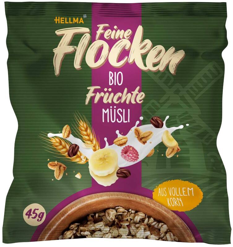 Muesli Hellma BIO Fruité 40 unités de 45 g