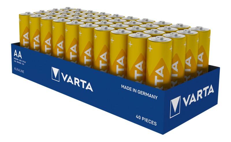 VARTA Batterien 4106 AA LR6 Alkaline 1,5 V 40 Stück