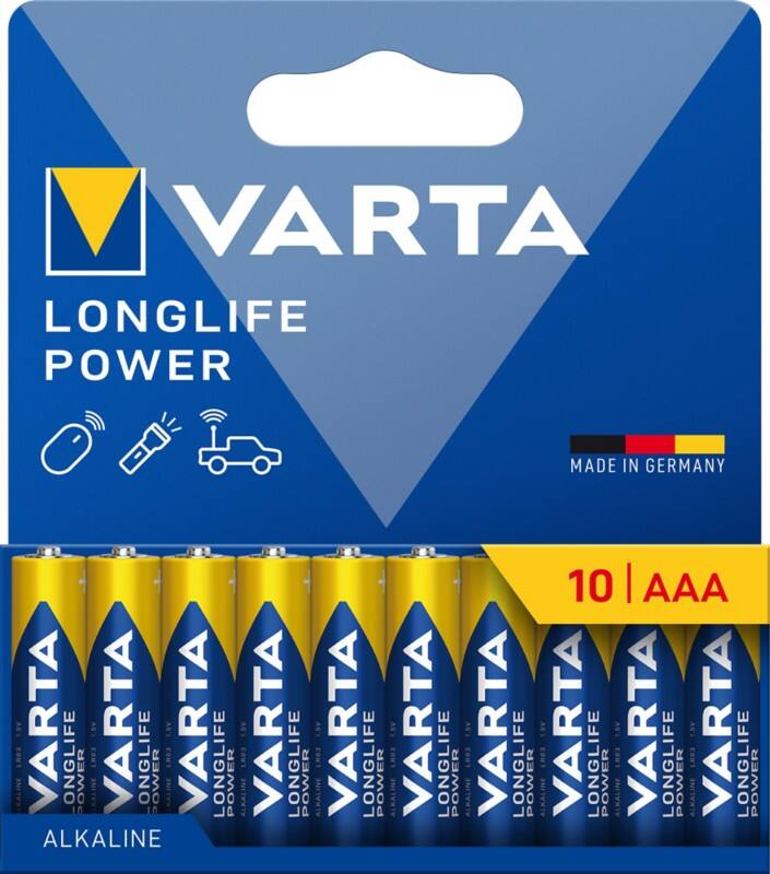 Piles VARTA LONGLIFE Power 10 unités