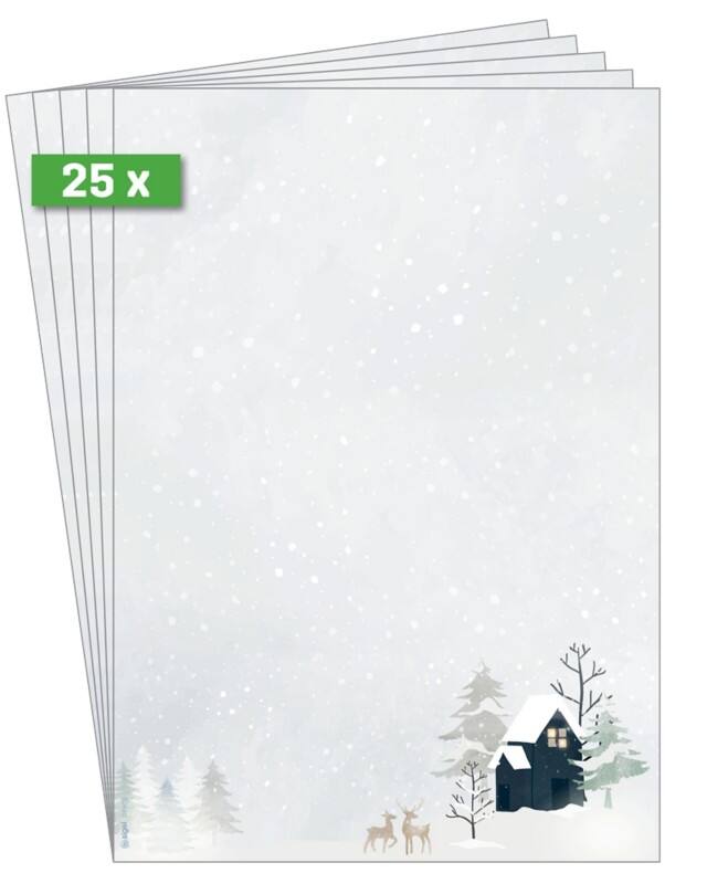 Sigel DIN A4 Briefpapier Grau  90 g/m² 25 Stück