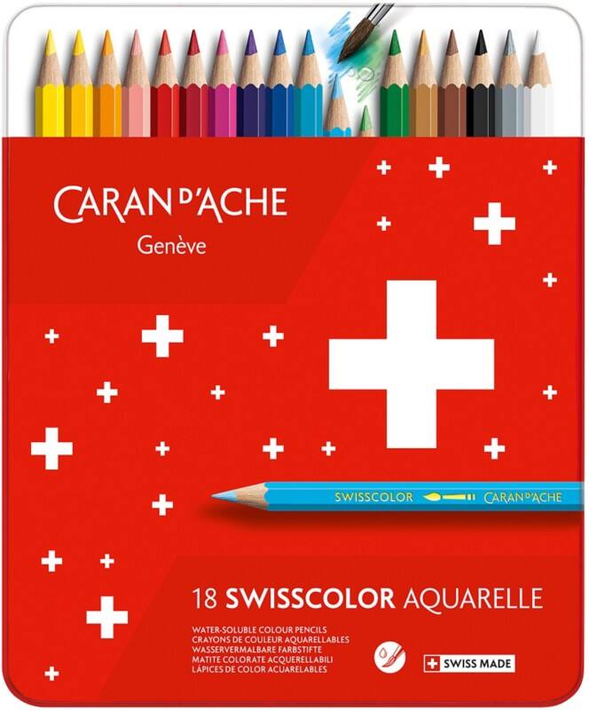 Crayon Caran d'Ache Assortiment 1285.718 18 unités