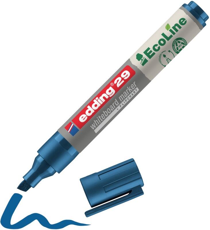 Marqueur pour tableau blanc edding ecoline E-29 Bleu Biseauté - 5 mm