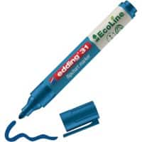 Marqueur pour chevalet edding ecoline E-31 Ogive - 3 mm Bleu Rechargeable