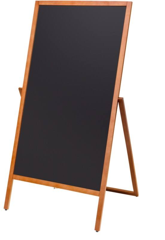 SHOWDOWN Stop-trottoir Sur pied 2 Panneaux Bois Brun Imperméable ZPCHFLB68x140