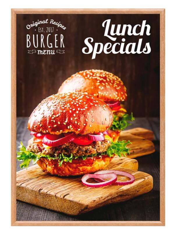 Cadre d'affichage SHOWDOWN 70 x 100 cm Brun KR70x100G25LB 73,1 (L) x 1,1 (P) x 103,1 (H) cm