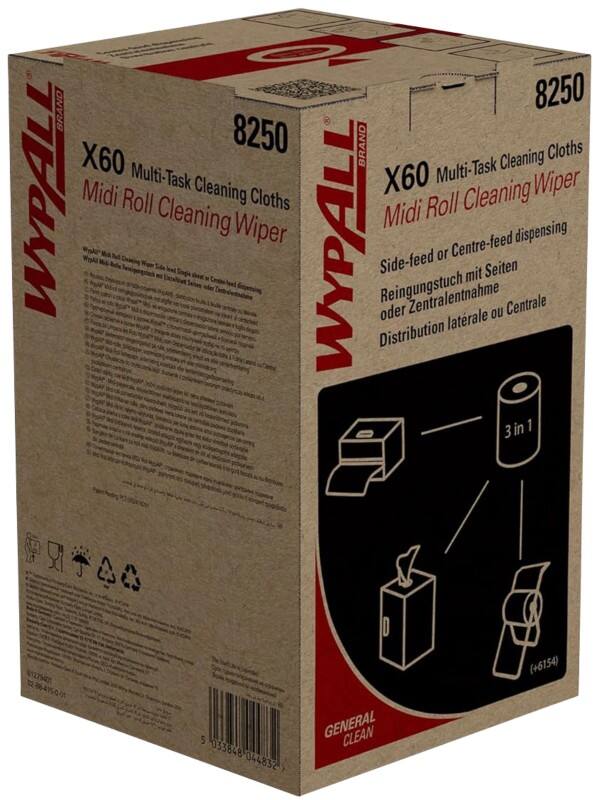 Lingettes multi-usage WYPALL General Clean Bleu 8250 235 Unités
