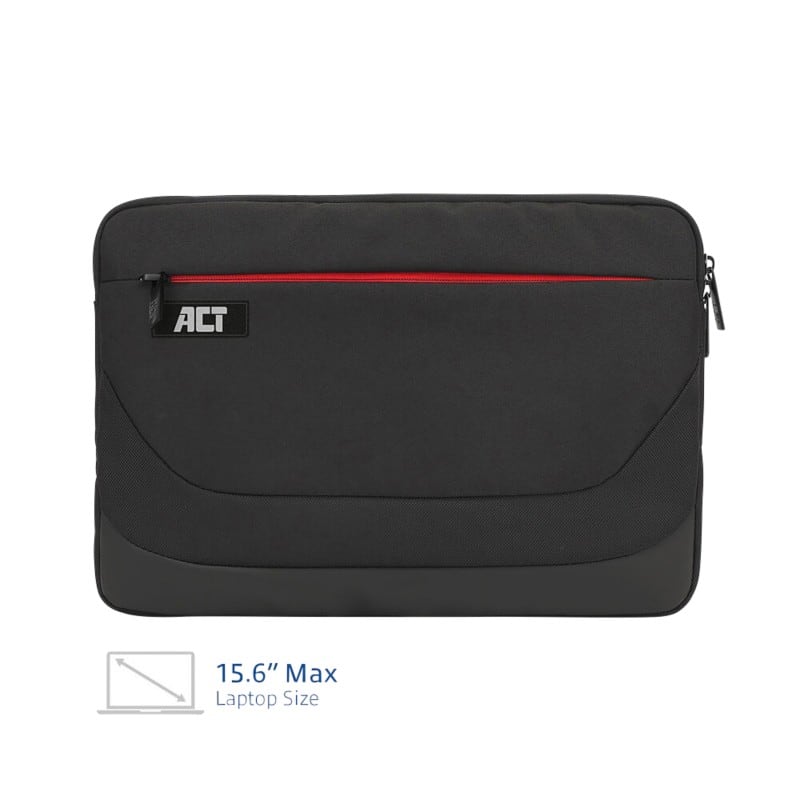 ACT Laptophülle 15,6“ 41 x 2 x 30 cm PL (Polyester) Schwarz