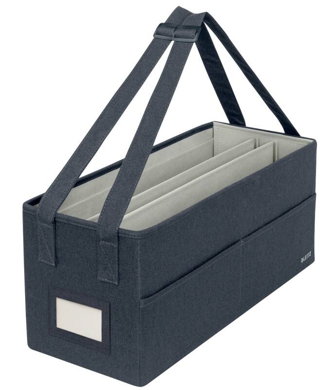 Leitz Pappkarton, PL (Polyester), PP (Polypropylen) Laptoptasche 46.5 x 20 x 21 cm Grau
