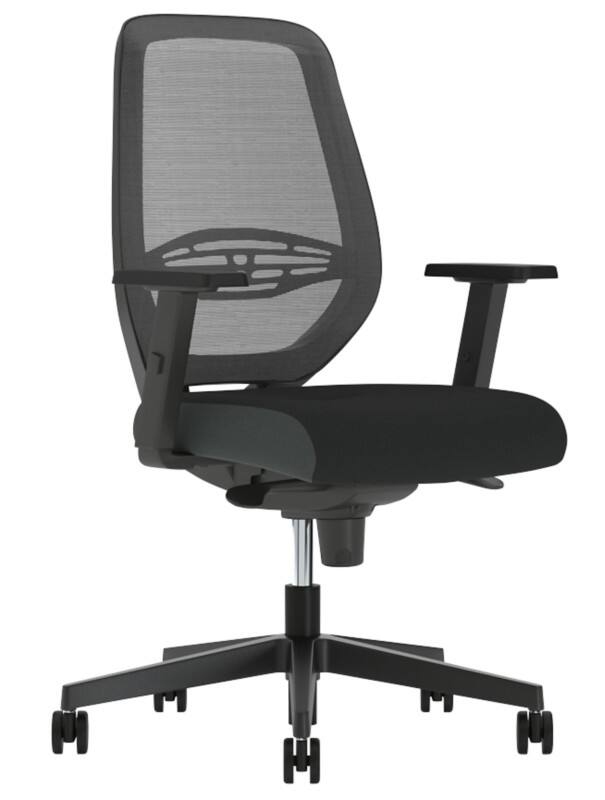Siège de bureau Neos Nowy Styl Mécanisme synchrone Accoudoirs réglables en hauteur Noir 110 kg 460 x 644 x 1100 mm