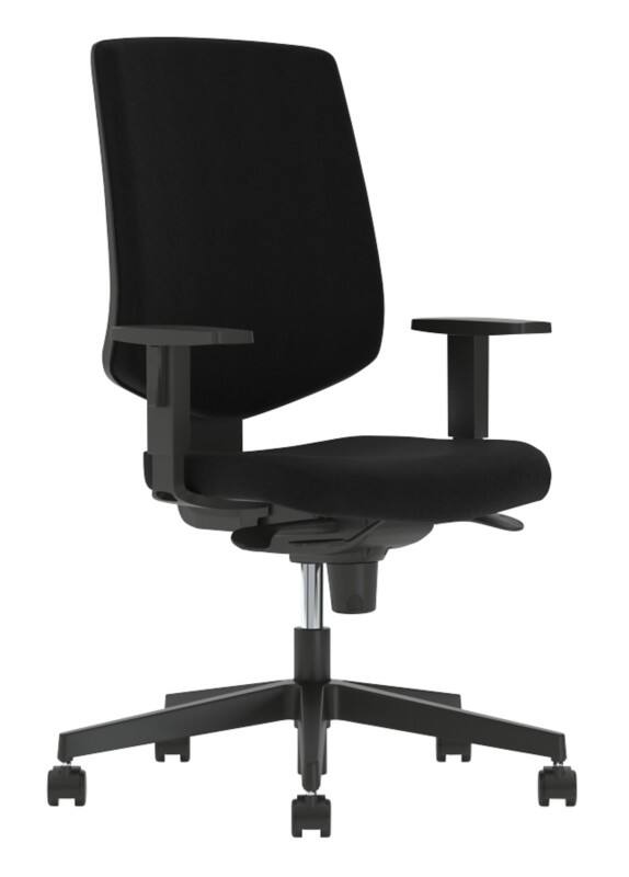 Siège de bureau Nexter Nowy Styl Mécanisme synchrone Accoudoirs 2D Noir 110 kg 500 x 676 x 1210 mm