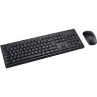 Clavier et souris Kensington EQ Sans fil QWERTZ (CH) Noir KM150 2 unités
