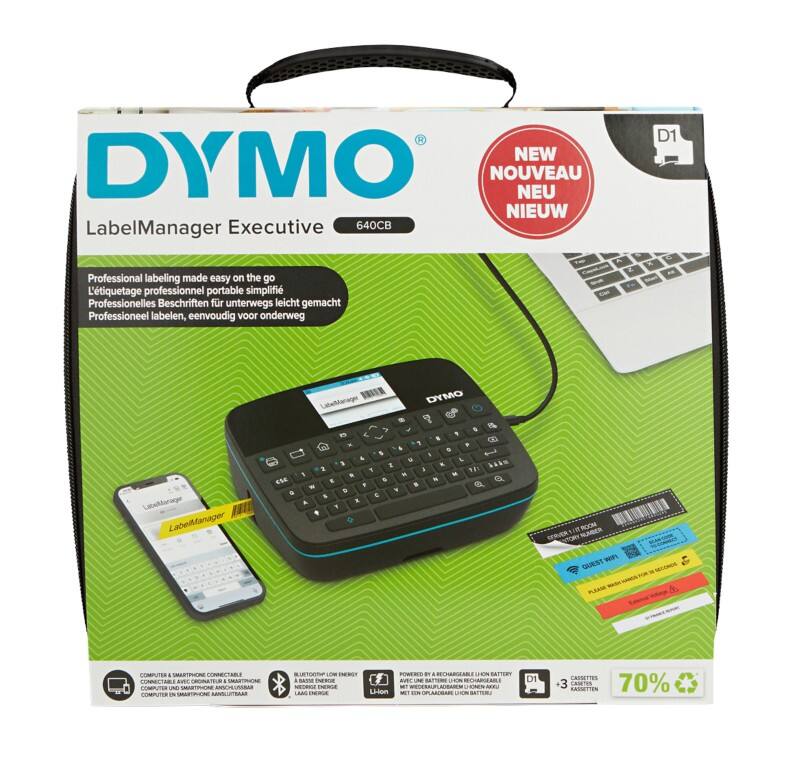 Kit pour imprimante d’étiquettes DYMO LabelManager Executive 640 CB Thermique QWERTZ Noir