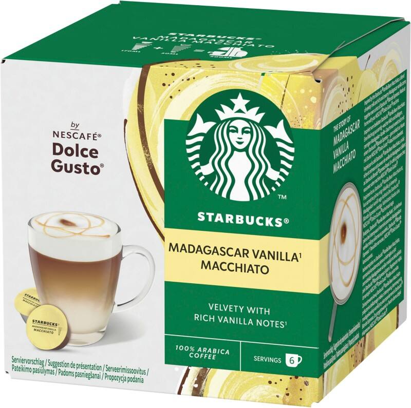 Capsules de café Starbucks by NESCAFÉ Dolce Gusto Caramel Macchiato 6 unités de 132 g